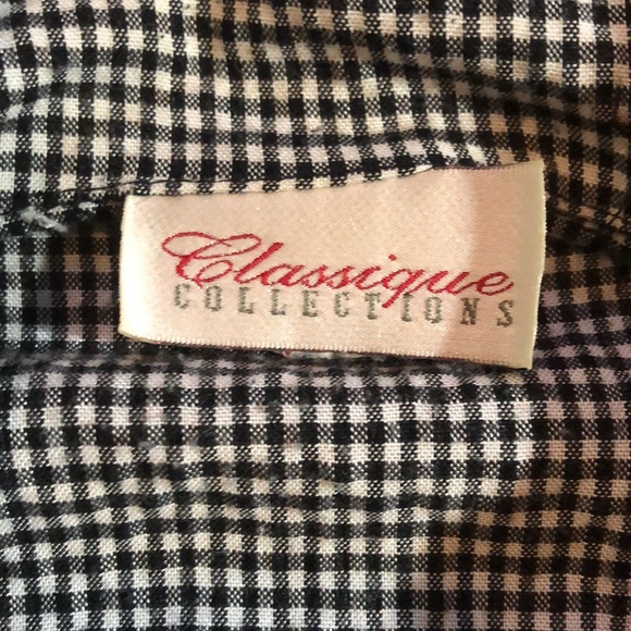 Vintage Checkered Sleeveless Button Down - Picture 11 of 17